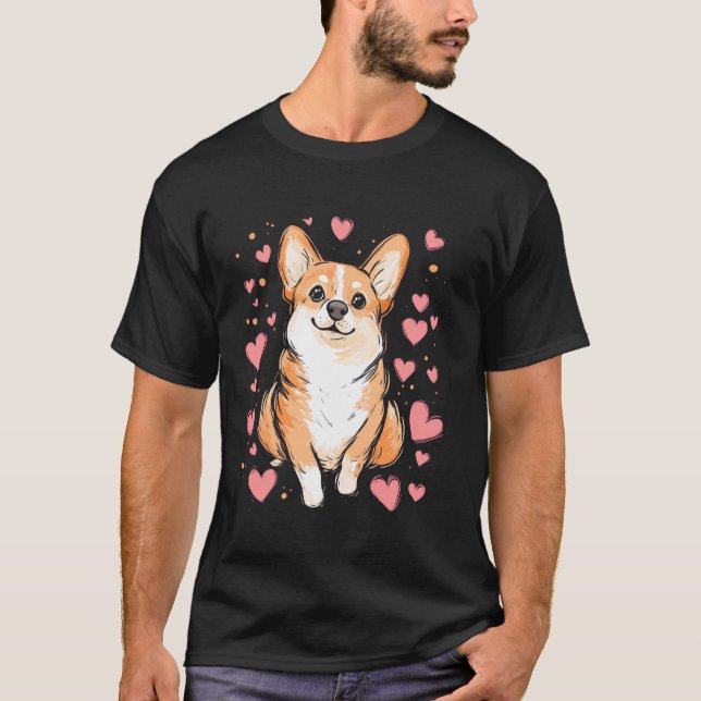 Süße Corgi-Kinder T-Shirt (Vorderseite)