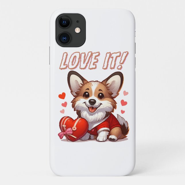 Süße Corgi Liebe Case-Mate iPhone Hülle (Rückseite)