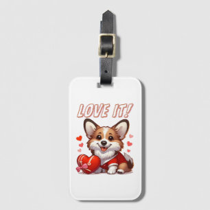 Süße Corgi Liebe Gepäckanhänger