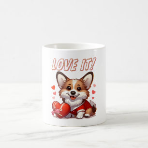 Süße Corgi Liebe Kaffeetasse