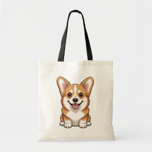 Süße Corgi-Liebhaber Cartoon Welpen-Hundemama Fell Tragetasche