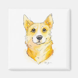 Süsse Corgi Magnet