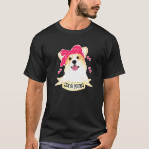 Süße Corgi-Mama für Pembroke Welsh Corgi-Hundemama T-Shirt