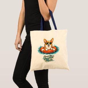 Süße Corgi Sommerferien Mode Tragetasche Lustige