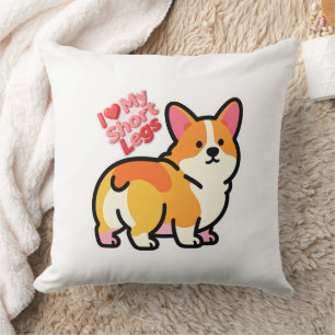 Süße Corgi-Wurfkissen Lustiger walisischer Corgi-H Kissen