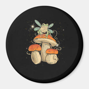Süße Cottagecore-Ästhetik Pilz Frosch Goblincor Magnet