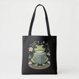 Süße Cottagecore-Blumen-Frosch-Ästhetik-Natur