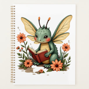 Süße Cottagecore Florale Libelle Ästhetik Grafik Planer