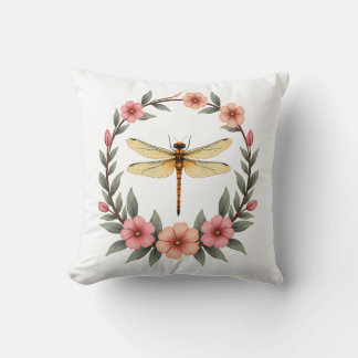 Süße Cottagecore Florale Libelle Ästhetik Mädchen Kissen