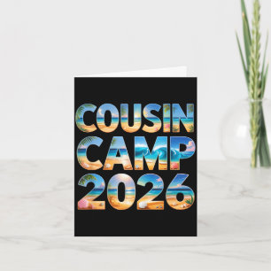 Süße Cousin-Camp-2026-Crew-Familientreffen-Reise Karte