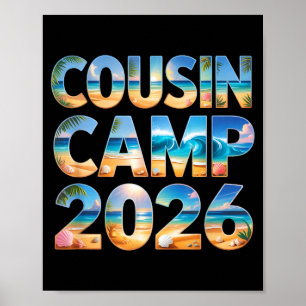 Süße Cousin-Camp-2026-Crew-Familientreffen-Reise Poster