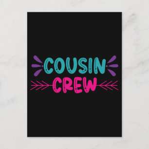 Süße Cousin Crew Postkarte