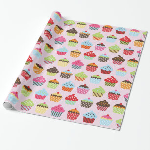 Süße Cupcakes Geschenkpapier