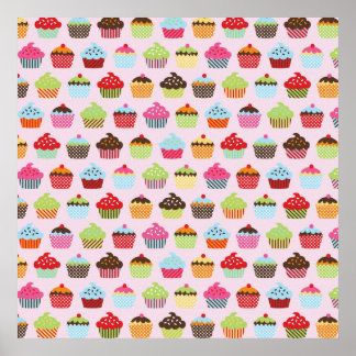 Süße Cupcakes Poster