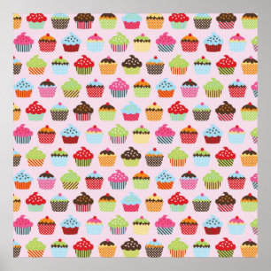 Süße Cupcakes Poster