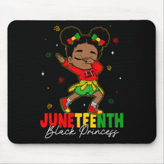 Süße Dabbing Schwarze Mädchen Kleinkind Schwarze P Mousepad