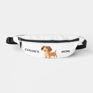Süße Dachshund-Bauchtasche – Spielend Illustriert Bauchtasche