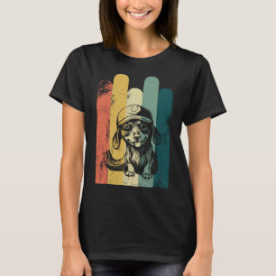 Süße Dackel mit Hundehund T-Shirt