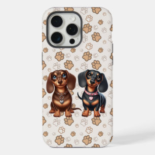 Süße Dackelfreunde iPhone 15 Pro Max Hülle