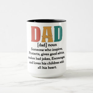 Süße Dad-Definition Tasse