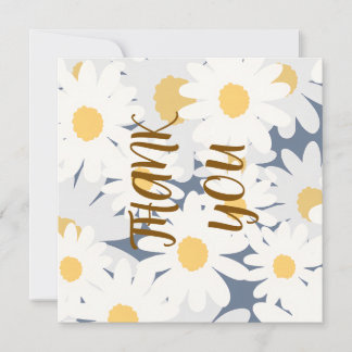 Süße Daisy-Blumenmuster-Dankeskarten Dankeskarte