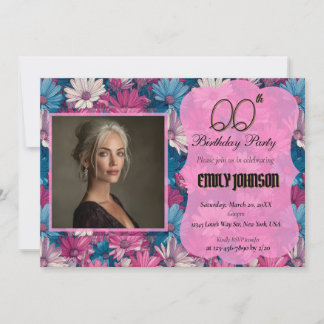 Süße Daisy zum 70. Geburtstag Geschenk für Frauen Einladung
