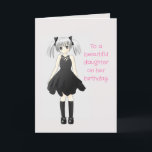 SÜSSE DAUGHTER BIRTHDAY CARD DANKESKARTE<br><div class="desc">Eine süße Karte zum Geburtstag deiner Tochter.</div>