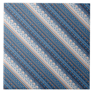 Süße dekorative ukrainische Musterdesign Fliese