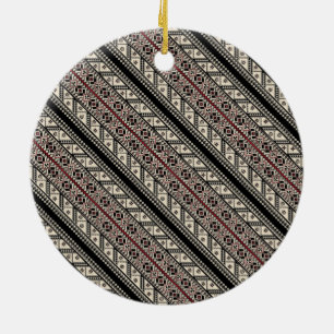 Süße dekorative ukrainische Musterdesign Keramik Ornament