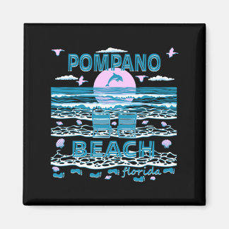 Süße Delfinliebhaber-Familie Pompano Beach Fl Fami Magnet