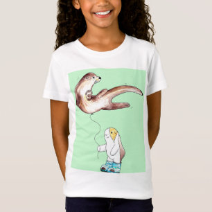 Süsse der Guinea Pig und ihr Otter Balloon T-Shirt