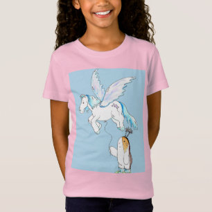 Süsse der Guinea Pig und ihr Pegasus Ballon T-Shirt