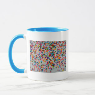 Süße Dessert Regenbogen Muster Torte Cupcake Kunst Tasse