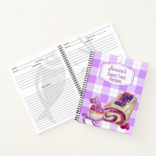 Süße Dessert-Rezepte Notizbuch
