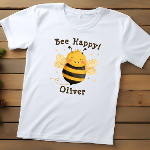 Süße dicke Hummel "Bee Happy"  Kleinkind T-shirt