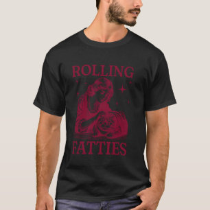 Süße dicke Katzenjunge lustige Katzen-Mutter-Shirt T-Shirt