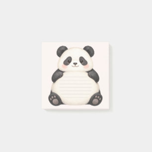 Süße dicke Panda-Wasserfarbe-Post-it-Notizen mit L Post-it Klebezettel