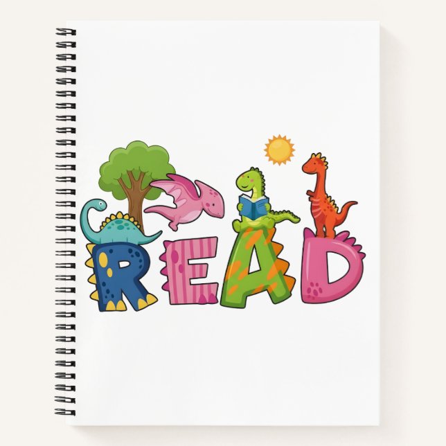 Süße Dinosaurier lesen Buch Grundschullehrer (Vorderseite)