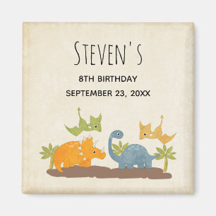 Süße Dinosaurier Prähistorische Wildtiere Magnet