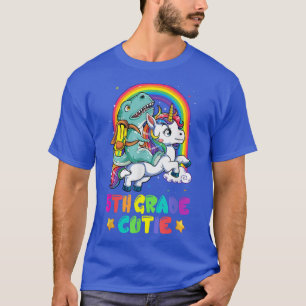 Süsse Dinosaurier Reiten Einhorn Zurück zu SC T-Shirt