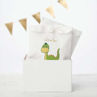 Süße Dinosaurier-Tüten für die 1. Geburtstagsfeier Geschenktütchen