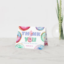 Süße Donut-Eigennachricht Kinder Geburtstagsmädche
