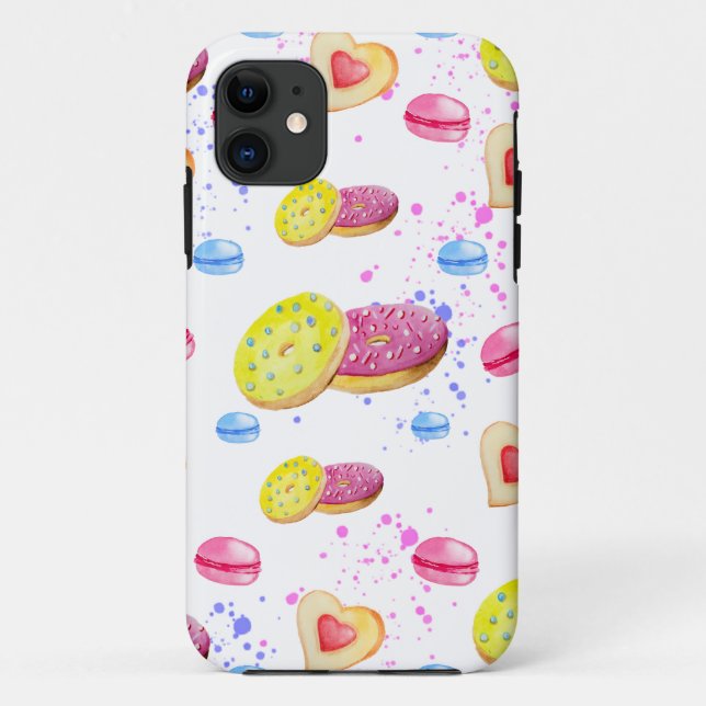 Süße Donuts mit farbenfrohen Glasmustern Case-Mate iPhone Hülle (Rückseite)