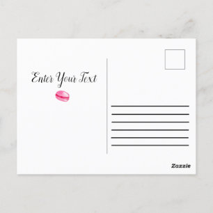 Süße Donuts mit farbenfroher Keramik Postkarte