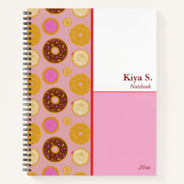 Süße Donuts Spiralblock Notizbuch