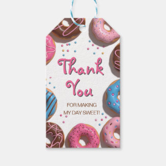 süße Donuts zum 1. Geburtstag Geschenkanhänger