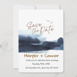 Süße Doodle-Hochzeit Save-the-Date-Einladung Einladung