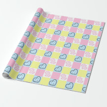 Süße Doodle-Nahtlos-Muster-Wrap-Papier