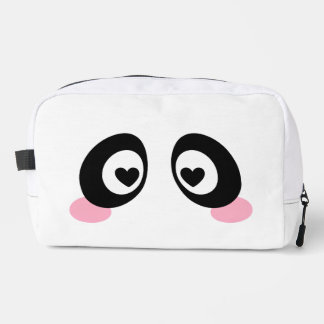 Süße doppelseitige Emoji-Kulturtasche Waschbeutel
