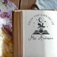Süße Drachen-Bibliotheks-Blumen-Entwickle deinen G